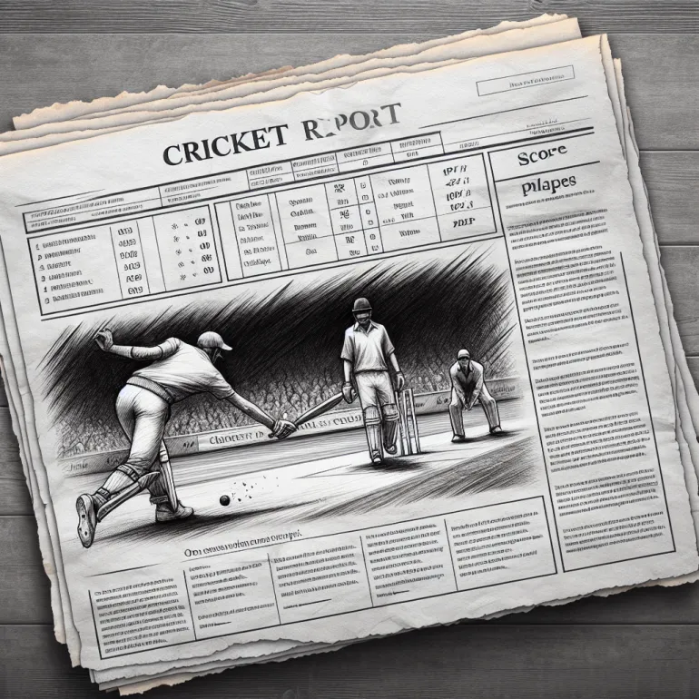 Cricket report