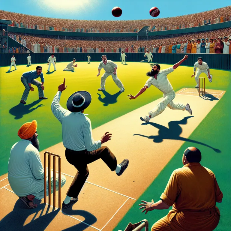 Yesterdays cricket match