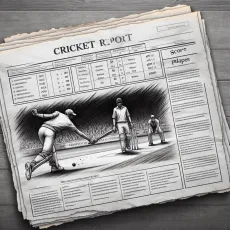 Cricket report