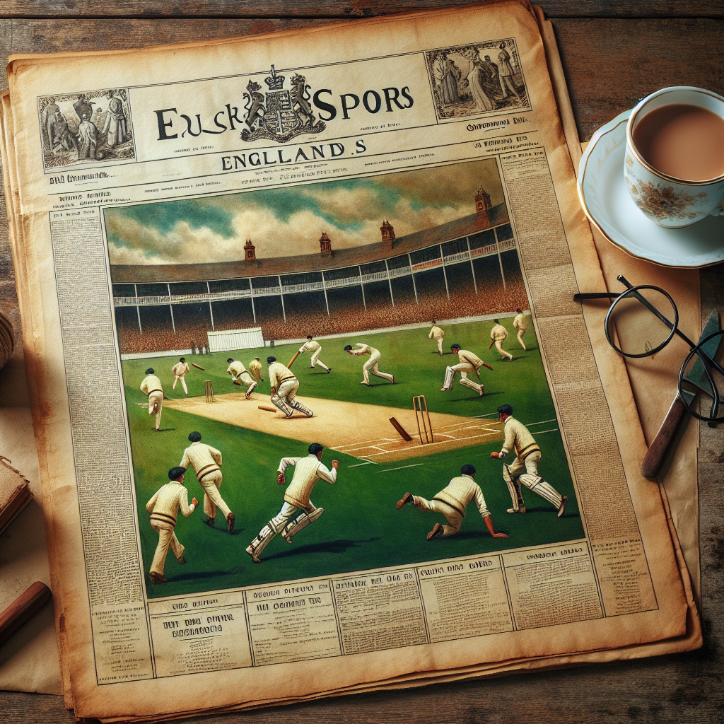 england newspaper cricket